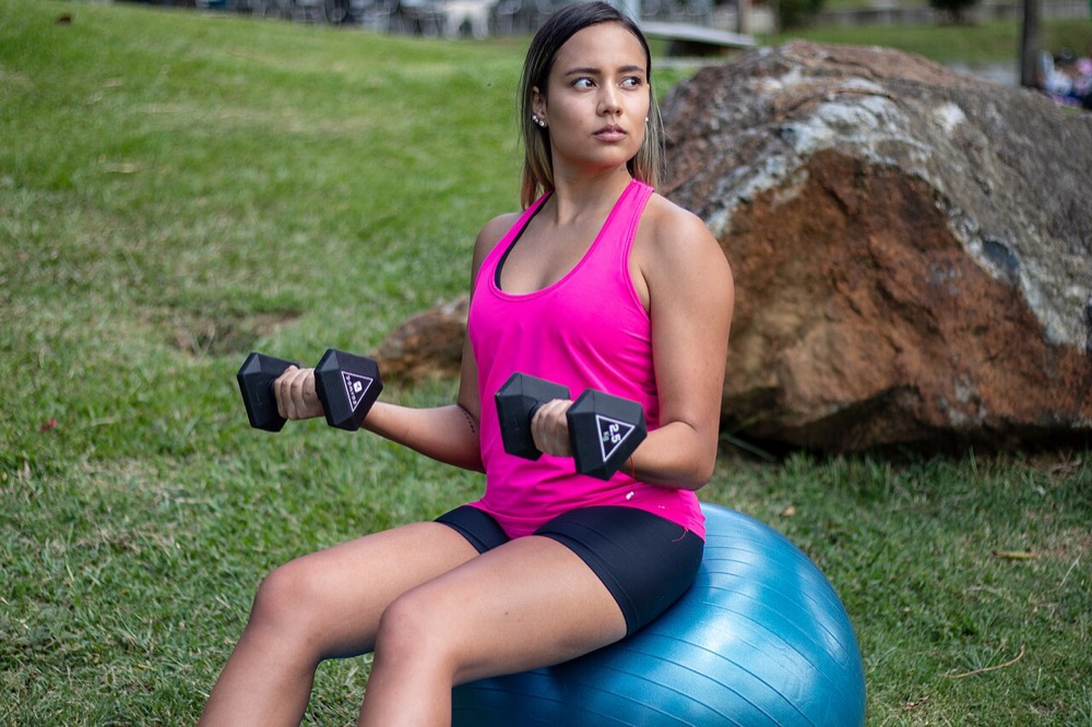 Biceps curl exercise