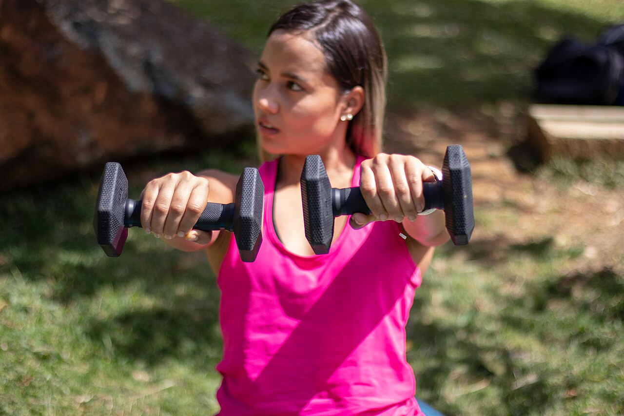 Front raise exercise