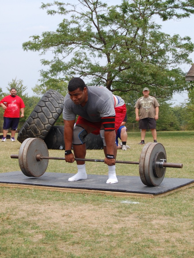 Deadlift exercise