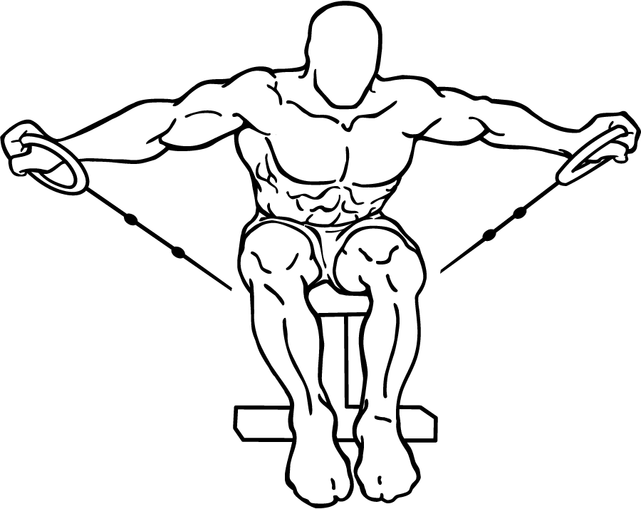 Arka omuz açması (rear delt fly) hareketi